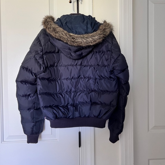 SALE! Closet Clearout! Ralph Lauren Polo Jeans Co navy puffer jacket size Medium - Picture 4 of 8